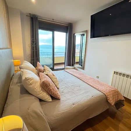 Sanxenxo, 1 Hab Con Vistas Al Mar, Piscina, Garaje Y A 150 Mts De La Playa Silgar סנשנשו