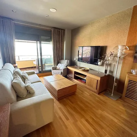 Apartament Sanxenxo, 1 Hab Con Vistas Al Mar, Piscina, Garaje Y A 150 Mts De La Playa Silgar