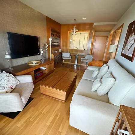 Sanxenxo, 1 Hab Con Vistas Al Mar, Piscina, Garaje Y A 150 Mts De La Playa Silgar Apartament