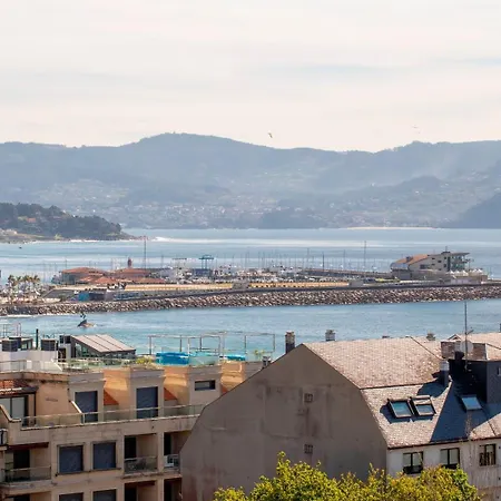 דירה Sanxenxo, 1 Hab Con Vistas Al Mar, Piscina, Garaje Y A 150 Mts De La Playa Silgar *