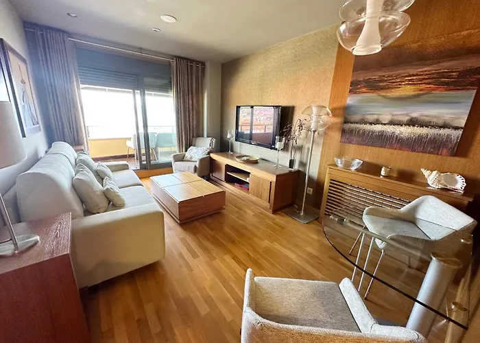 Sanxenxo, 1 Hab Con Vistas Al Mar, Piscina, Garaje Y A 150 Mts De La Playa Silgar Апартаменты