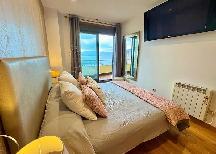 Апартаменты Sanxenxo, 1 Hab Con Vistas Al Mar, Piscina, Garaje Y A 150 Mts De La Playa Silgar *