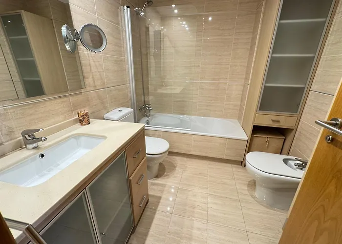 Sanxenxo, 1 Hab Con Vistas Al Mar, Piscina, Garaje Y A 150 Mts De La Playa Silgar Апартаменты *