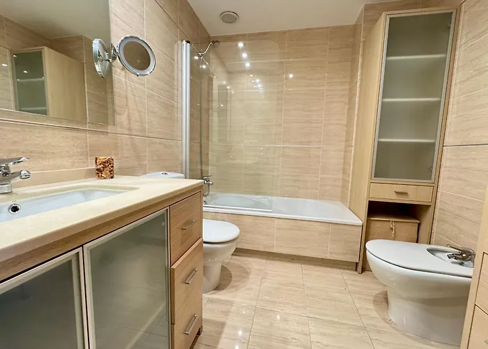 Sanxenxo, 1 Hab Con Vistas Al Mar, Piscina, Garaje Y A 150 Mts De La Playa Silgar * Санхенхо