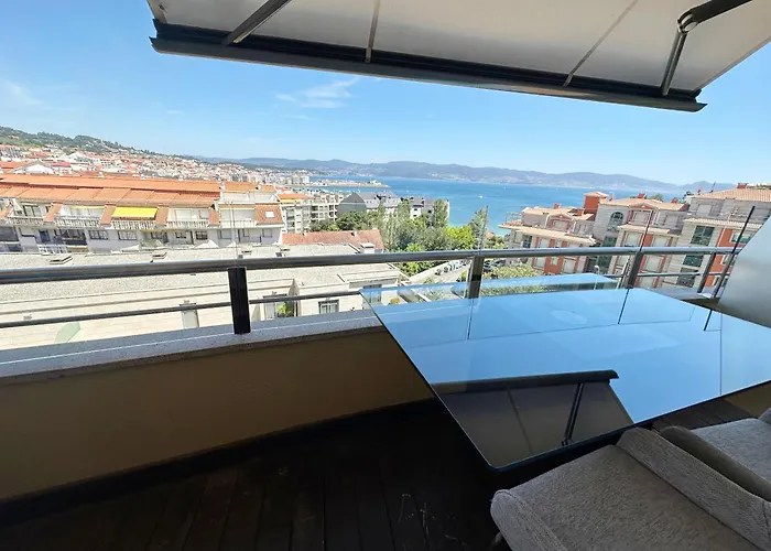 Апартаменты Sanxenxo, 1 Hab Con Vistas Al Mar, Piscina, Garaje Y A 150 Mts De La Playa Silgar