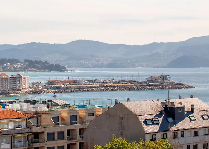 Апартаменты Sanxenxo, 1 Hab Con Vistas Al Mar, Piscina, Garaje Y A 150 Mts De La Playa Silgar *